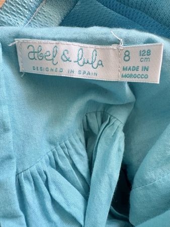 Abel & Lula Kleid Grösse 8 blau gebraucht