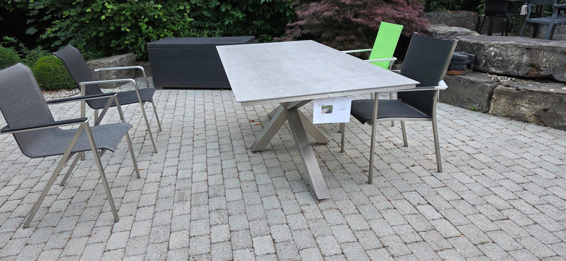 Tische: Gartentisch mit Keramikplatte 210x100cm – Neu und originalverpackt aus Lützelflüh-Goldb von Rampenverkauf_72_ 1