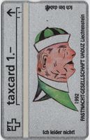 1 CHF Fasnacht-Gesellschaft Vaduz Liechtenstein - K-Taxcard