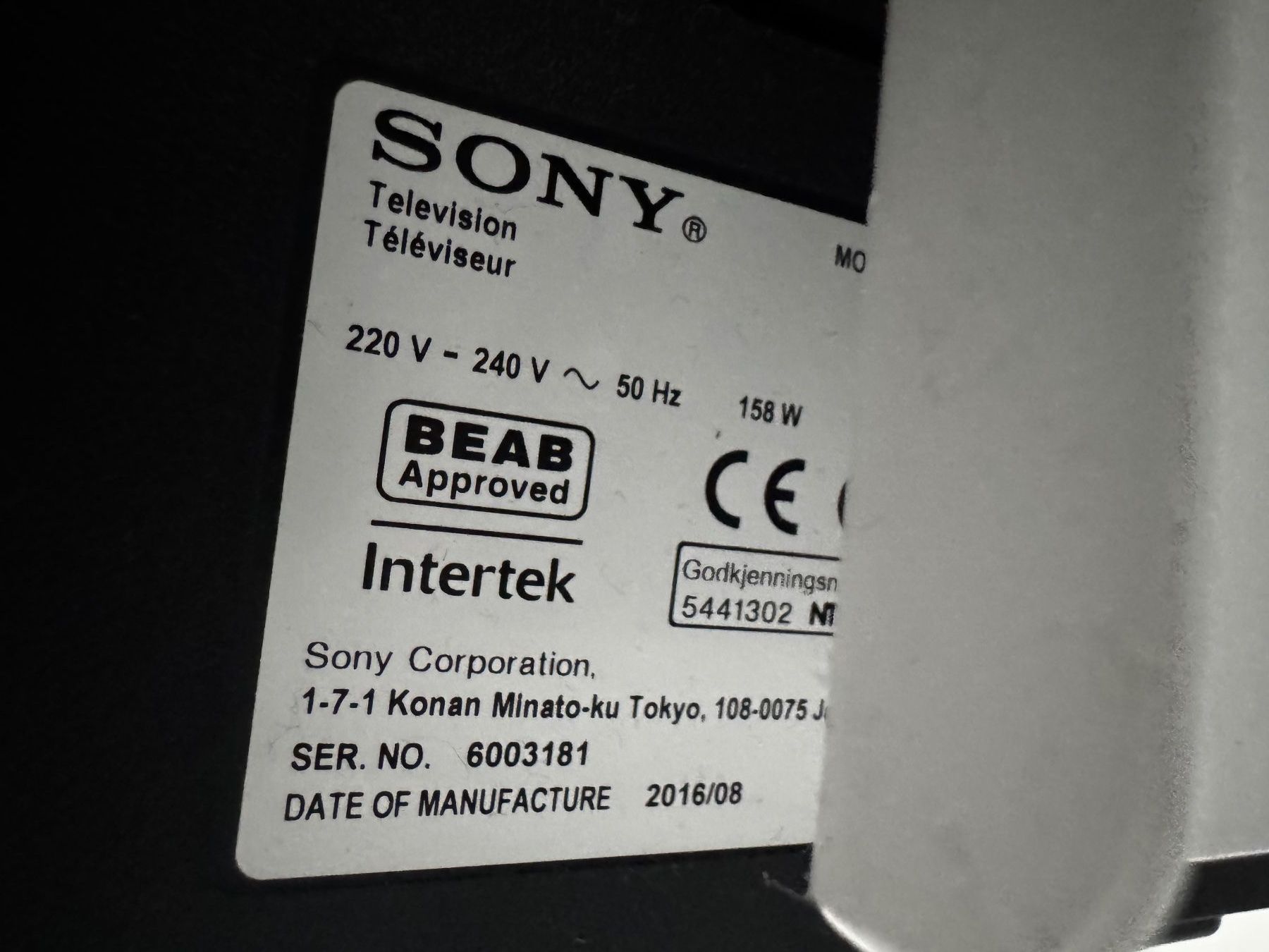 Sony Televisori: SONY Fernseher inkl Standfuss – Usato da Berg SG venduto da kimbacat71 4