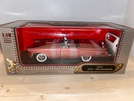 57’ Ford Thunderbird 1/18 echt Ledersitze no Greenlight