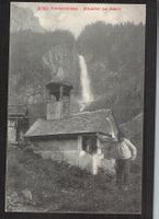#Klausenstrasse , Stäubifall bei Aeschi , gel. 1910