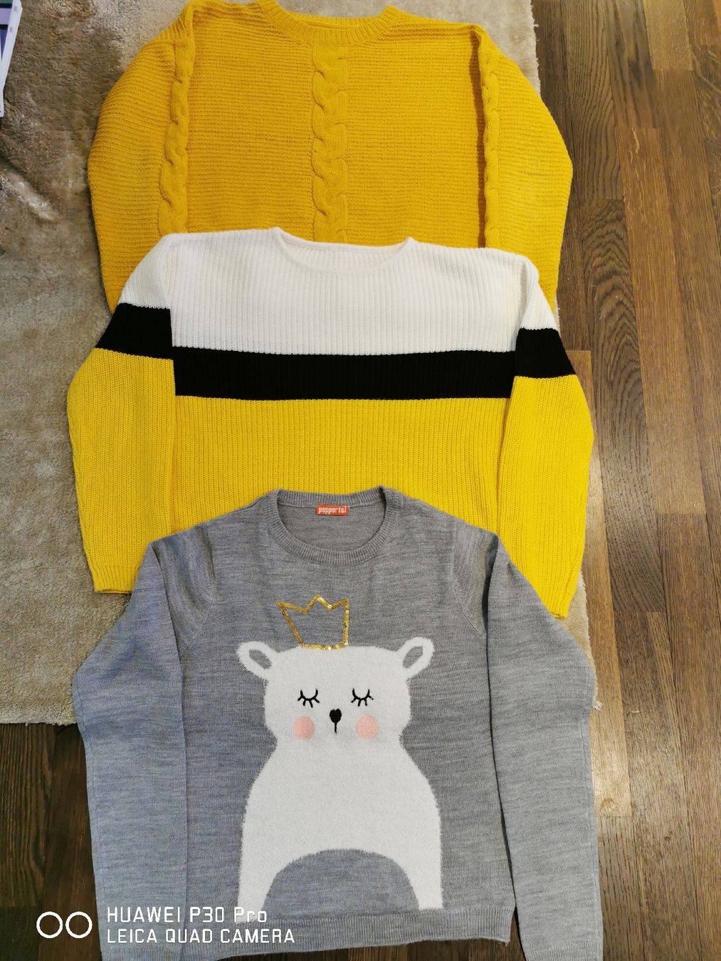 C&A Ensembles coordonnés: 3 PULLOVER, GR 152, NEUWERTIG, GELB/GRAU  – D'occasion à Erlenbach ZH par alisamilana
