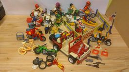 Playmobil: Lots de motos et accessoires vintage Offroad