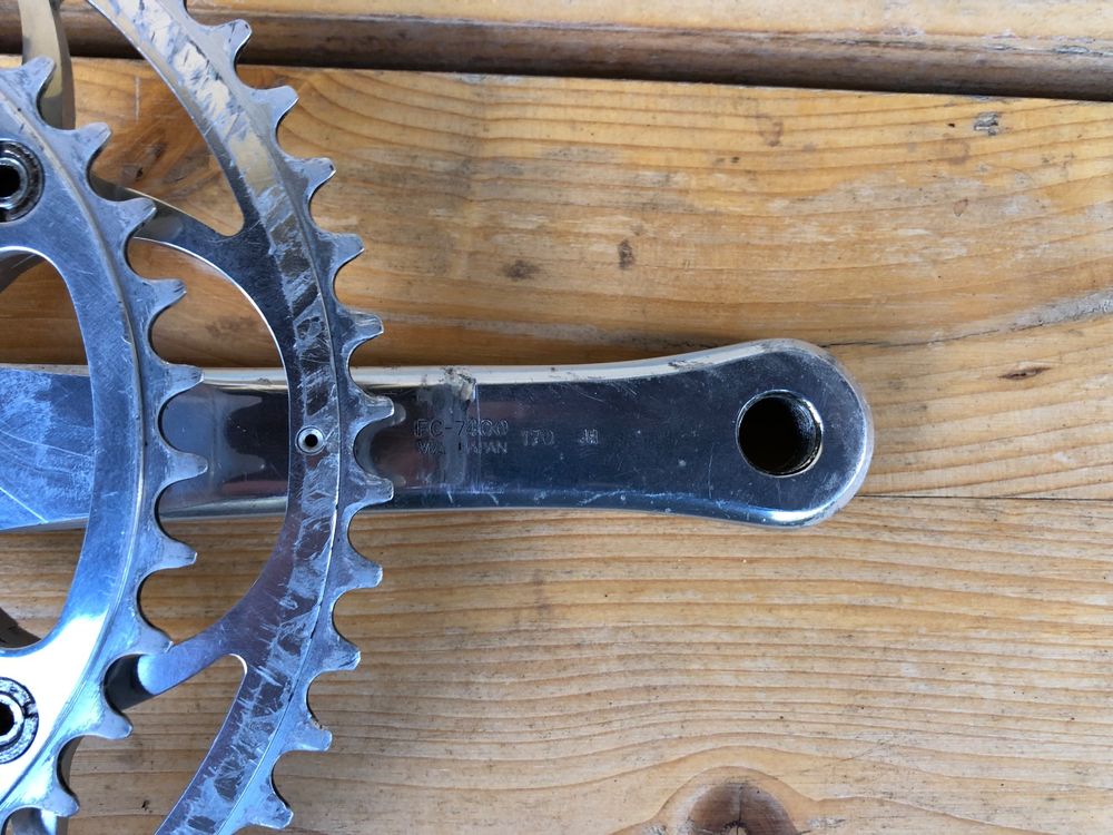 Pédalier Shimano Dura Ace FC-7400 Vintage - 170 Mm - 130 BCD - Années 80