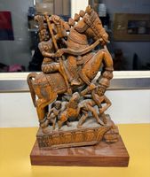 Grosse antike indische (?) Reiter-Jagdszene