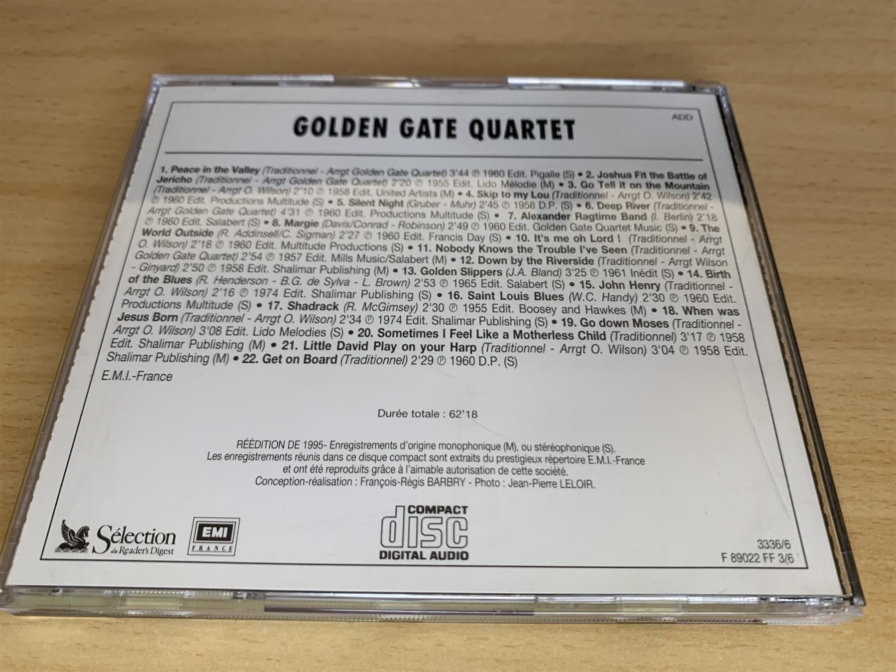 CDs: The Golden Gate Quartet – Gebraucht aus Rikon im Tösstal von Alpenmutz 1