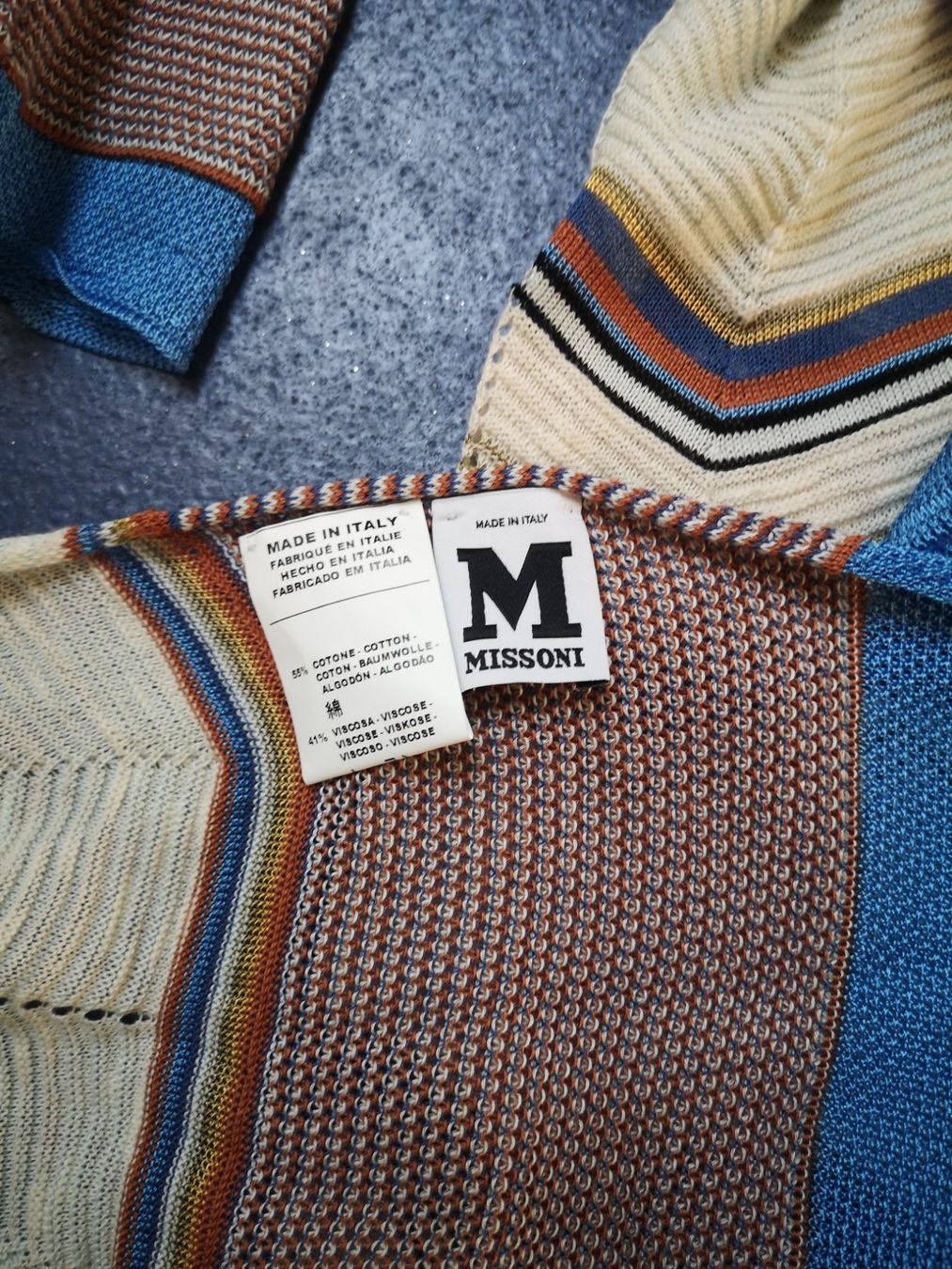 Missoni Giacche: Missoni Strickjacke mit Gürtel Gr. CH 36 – Usato da Meggen venduto da Bilanz70 5