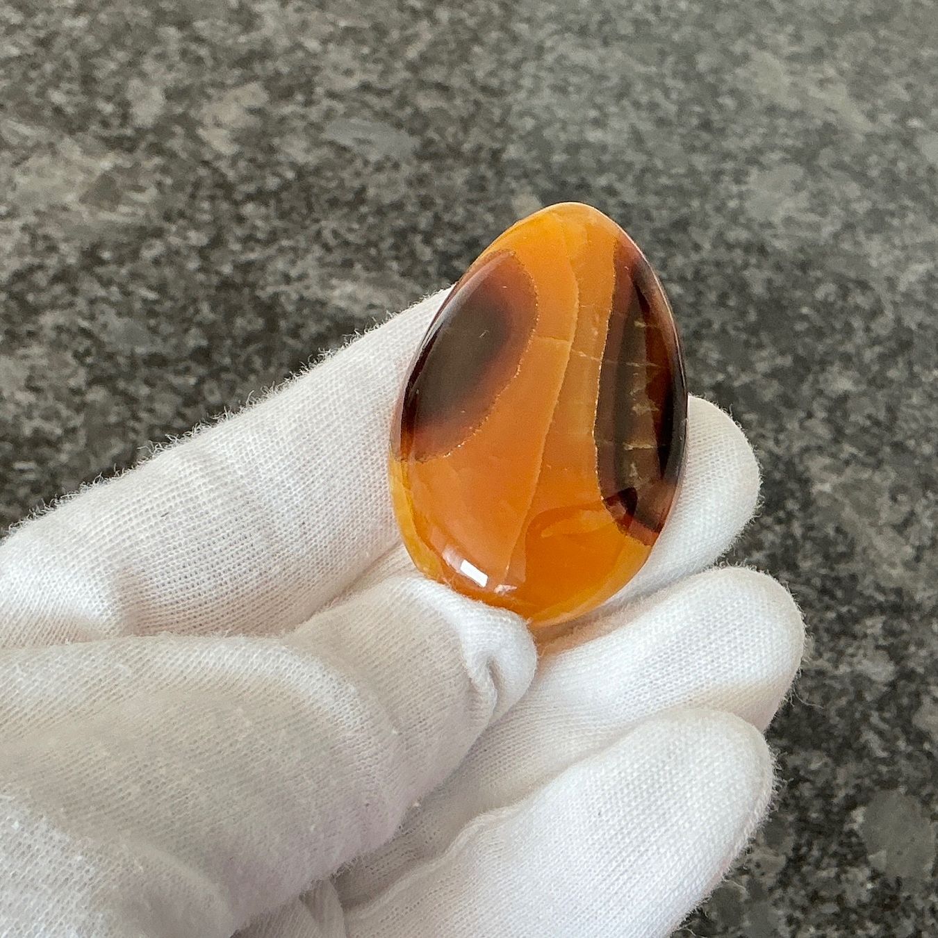 Pietre preziose: Simbirzit Cabochon.Doublette handpoliert Einzelstück – Nuovo e nell'imballaggio originale da Geroldswil venduto da Lilleke 3