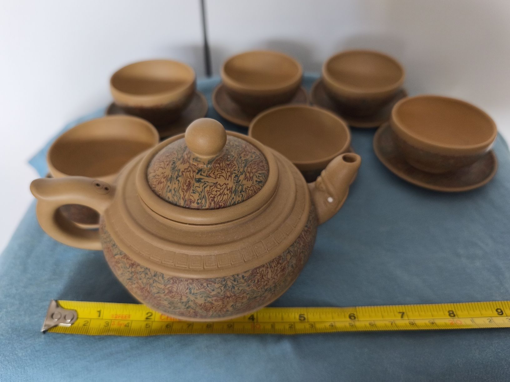 Teiere: NEW Unique Handmade Chinese Zisha magnetized Tea Set – Nuovo (secondo la descrizione) da Sursee venduto da Re.joy