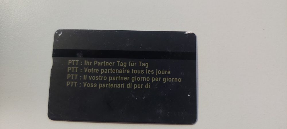 Cartes de téléphone: Alte PTT Taxcard gebraucht – D'occasion à Wil SG par ram_c5j2 1