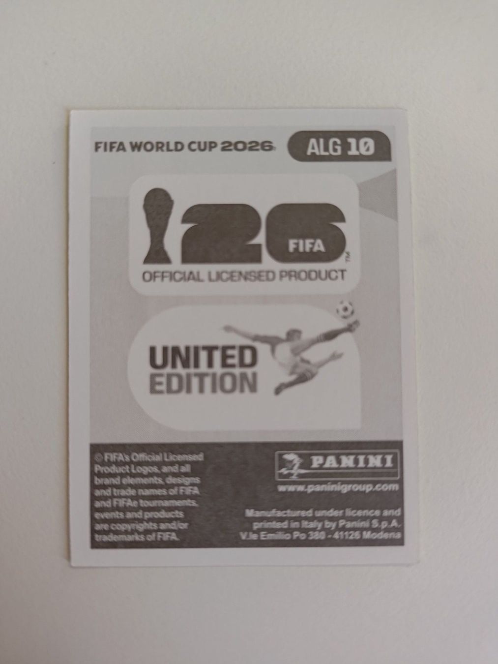 Panini Carte collezionabili: Panini Sticker WM 2026 | ALG 10 – Nuovo (secondo la descrizione) da Bern venduto da Nicolaro 1