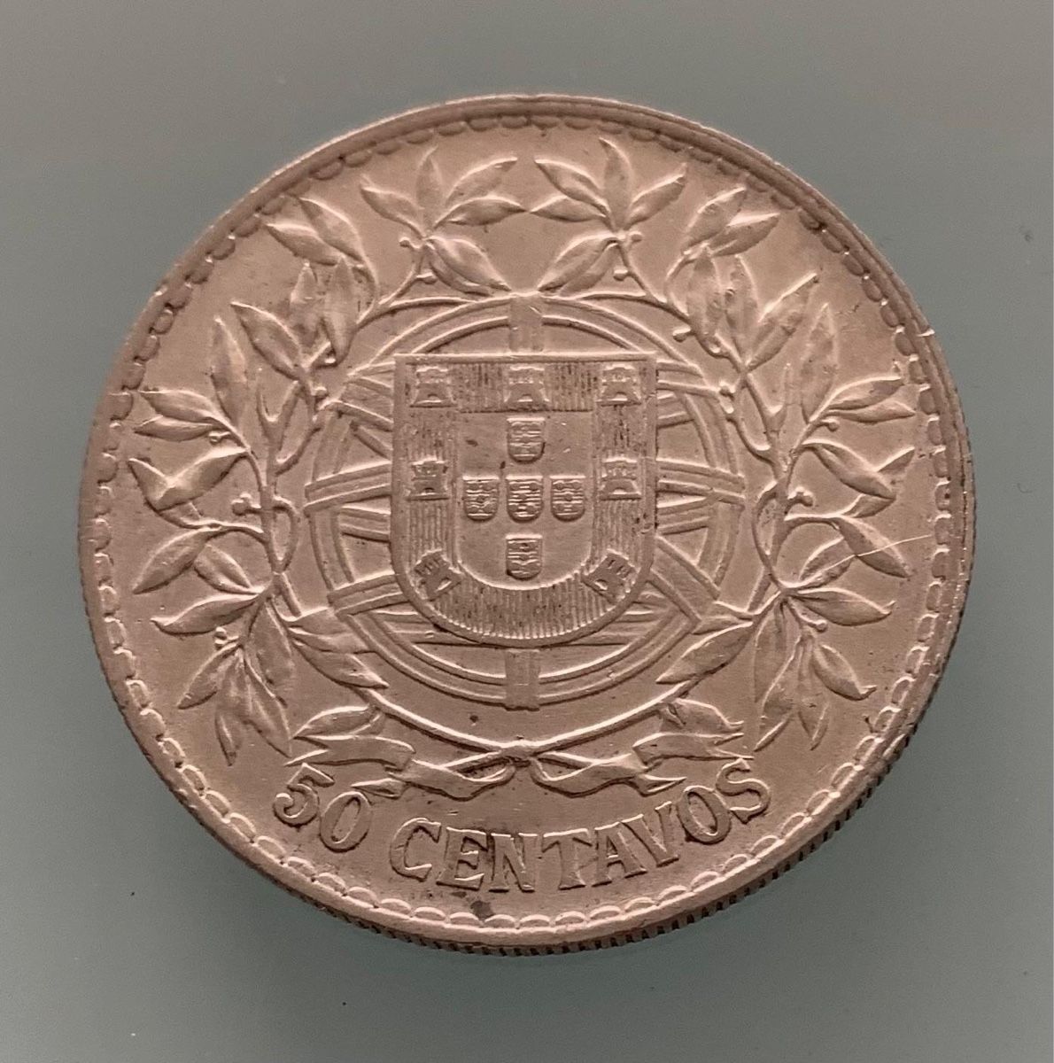 Tutti le monete: PORTUGAL 50 Centavos 1913 SILBER – Usato da Brügg BE venduto da mcakinho 1