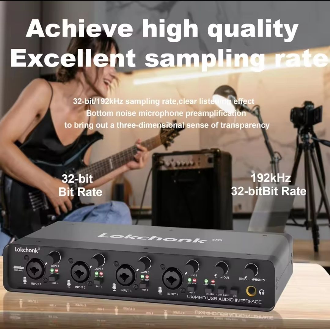 Attrezzatura per studi di registrazione: Interface Audio UX44: Studio Pro 32-bit/192kHz, 4 Canaux – Nuovo e nell'imballaggio originale da Villars-sur-Glâne venduto da Danger_Mod 1