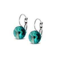 Ohrringe versilbert Primero Crystals 12 mm