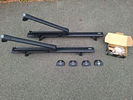 Thule Ski-Träger für 4 Paar Ski, Wingbar, Rapid System 753