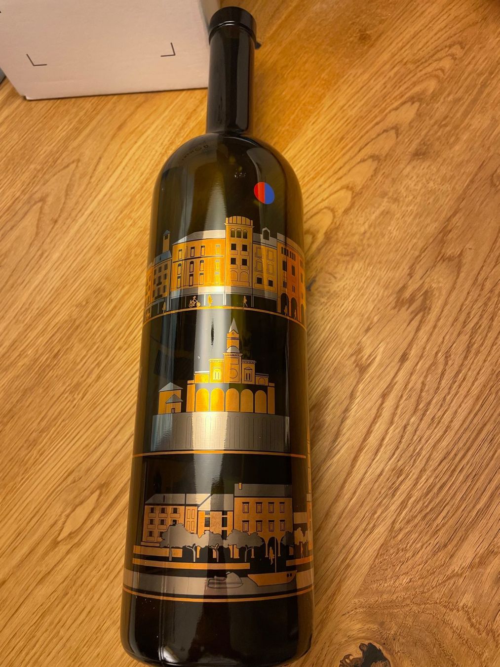 Bicchieri: Weinglass Tessin mit passender Glassflasche – Nuovo e nell'imballaggio originale da Jonschwil venduto da comercio 2