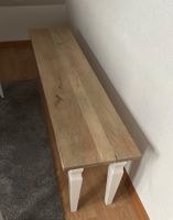 Micasa Sitzbank Landhausstil / Echtholz mit weissen Beinen