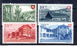 Pro Patria Satz 1948 SBK Nr. B38/B41 **