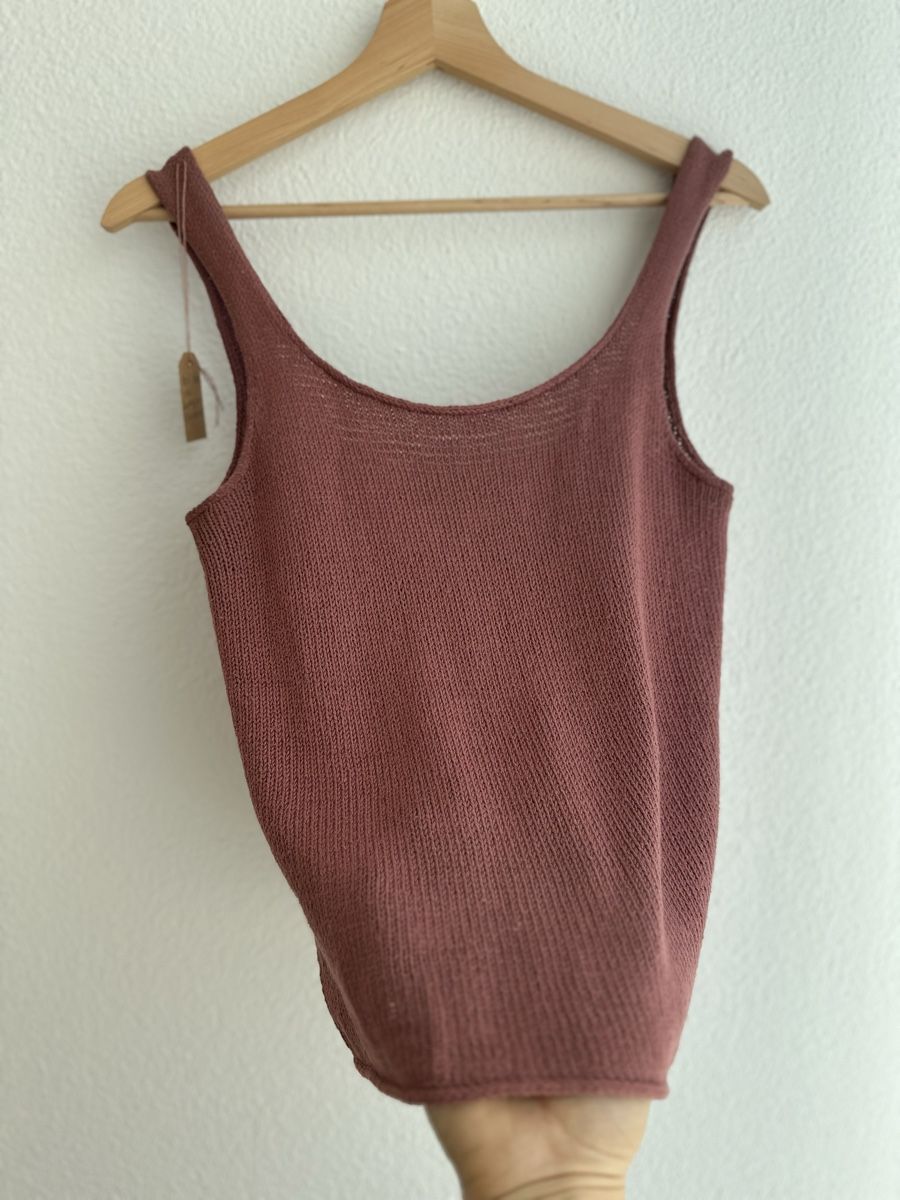 Top: Handgestricktes Top aus Seide – Nuovo (secondo la descrizione) da Ormalingen venduto da nude.knits 1