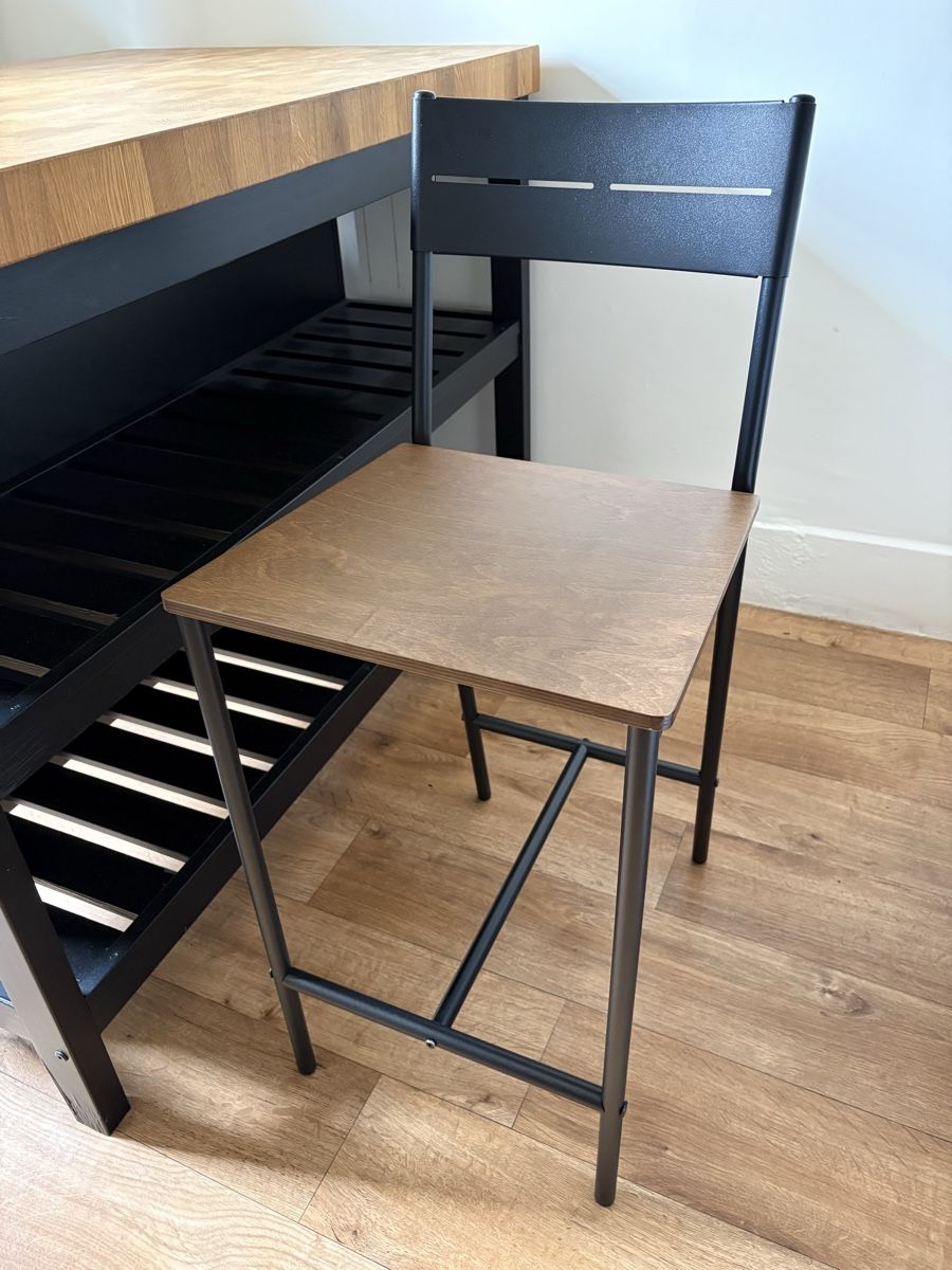 Elettrodomestici da cucina: IKEA TORNVIKEN kitchen island + 2 TERJE folding chairs – Usato da Geneve venduto da p3lop 3