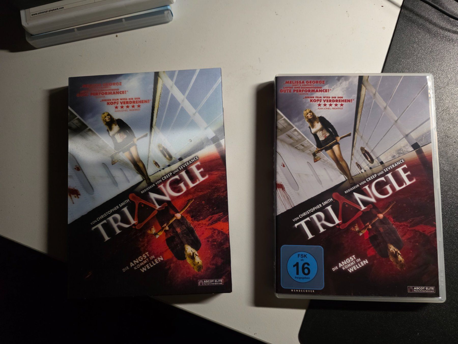 Tutti i DVDs: DVD - Triangle - Die Angst kommt in Wellen – Usato da Walterswil BE venduto da Lonitti 1