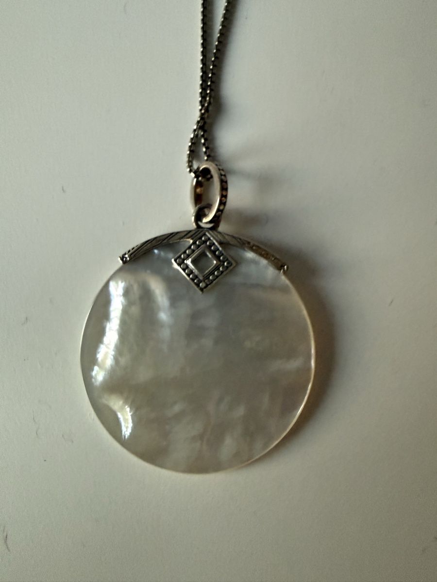Thomas Sabo Catenine: Thomas Sabo Kette silber mit Medaillon – Usato da Eglisau venduto da Nic1906 2