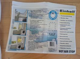 Fensterabdichtung für Klimagerät