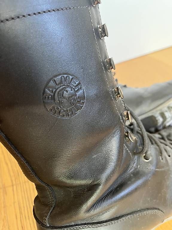 Schweizer Armee Herrenschuhe: Offizier Kampfstiefel Gr. 42  Balmer Schuh – Gebraucht aus Basel von thi0ja 2