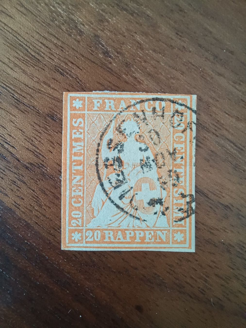 Alle Briefmarken: Strubel 25D - voll bis weissrandig, einwandfrei – Gebraucht aus Beringen von Goeppeli
