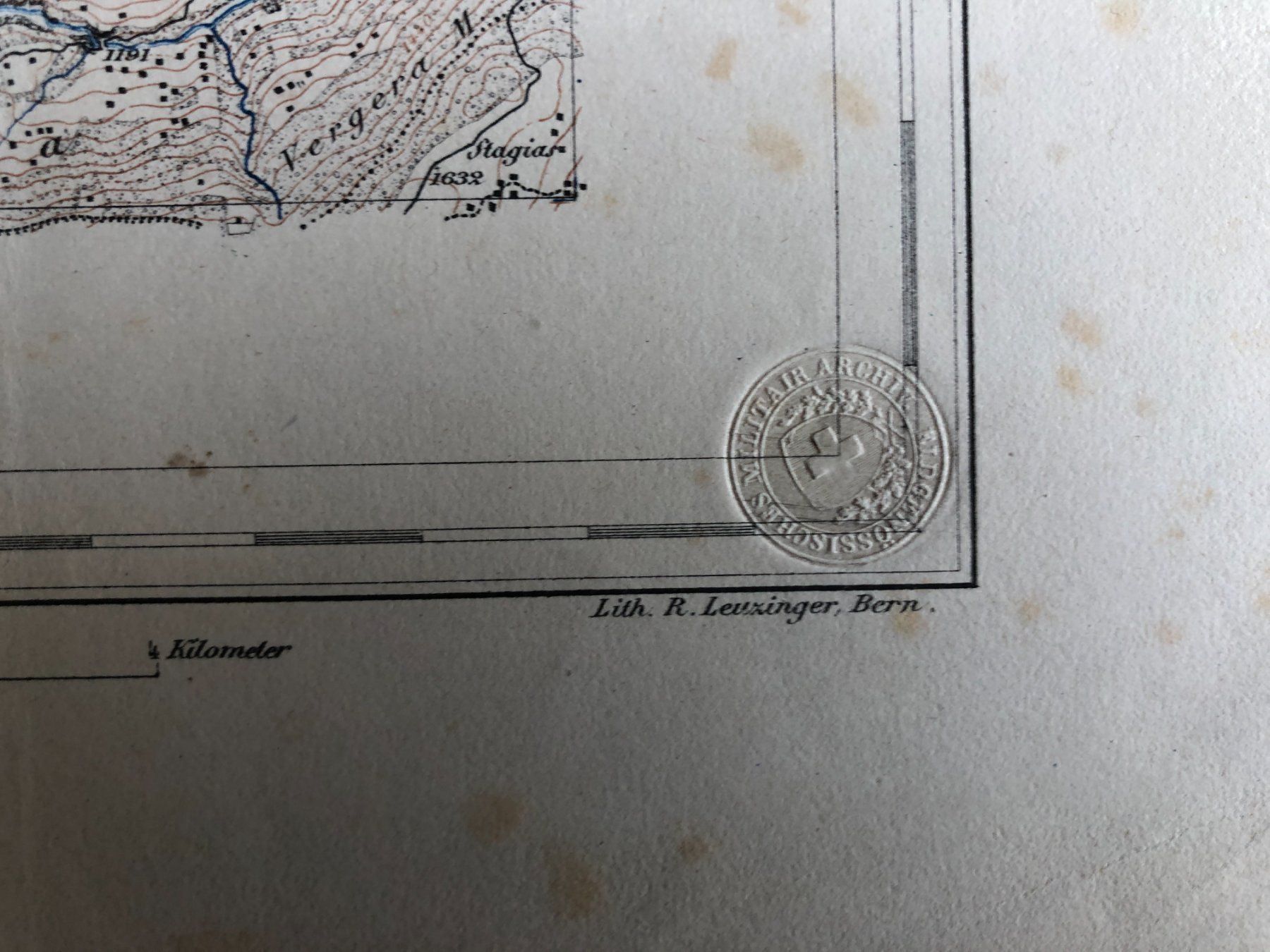 Cartine & Atlanti: Siegfriedatlas Bl. 407: Amsteg – Usato da Zürich venduto da allp 5
