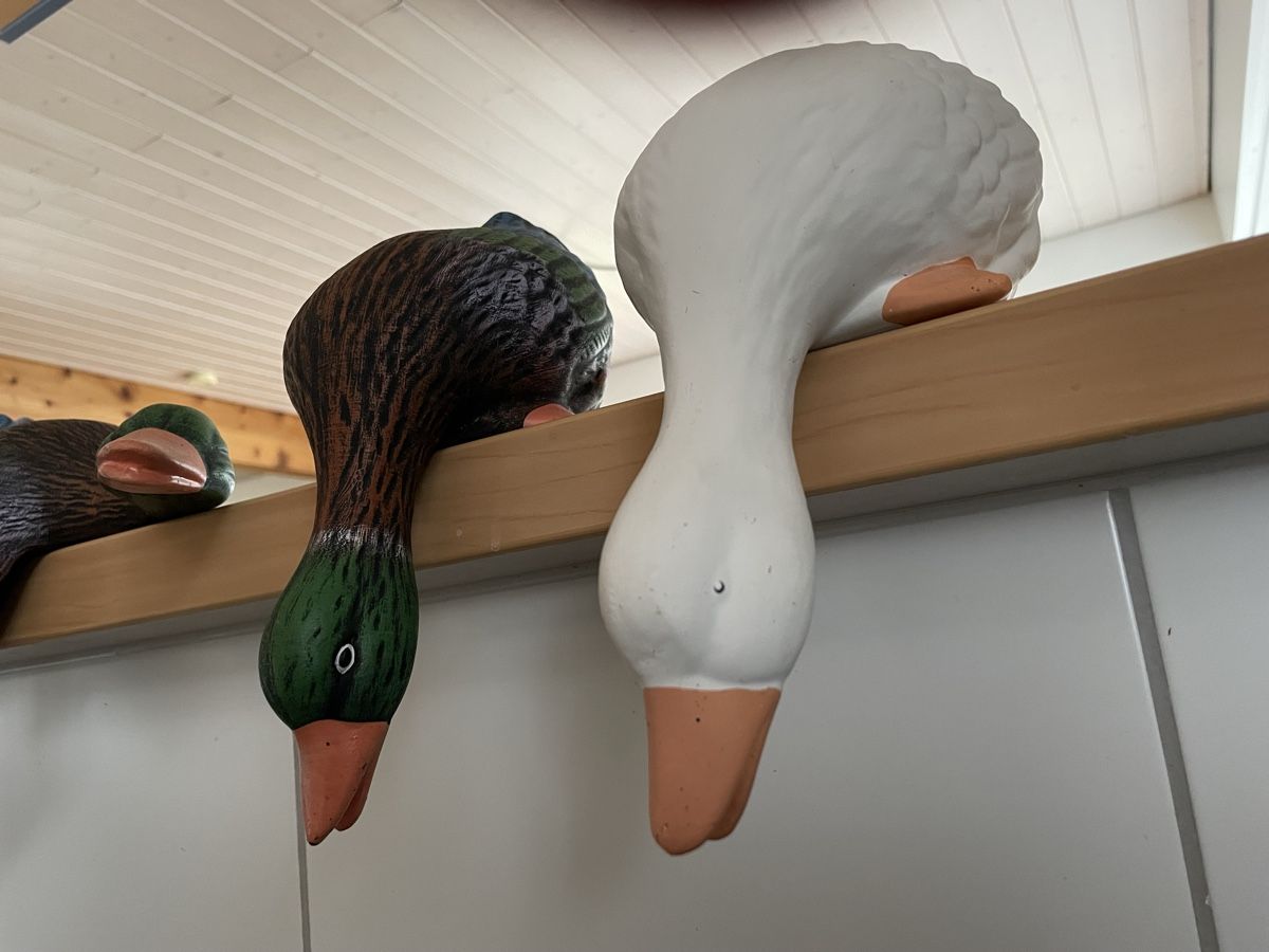 Tutte le decorazioni: Keramikfiguren, 4 Stk., Enten, Kantenhocker – Usato da Bubendorf venduto da Yoru 1
