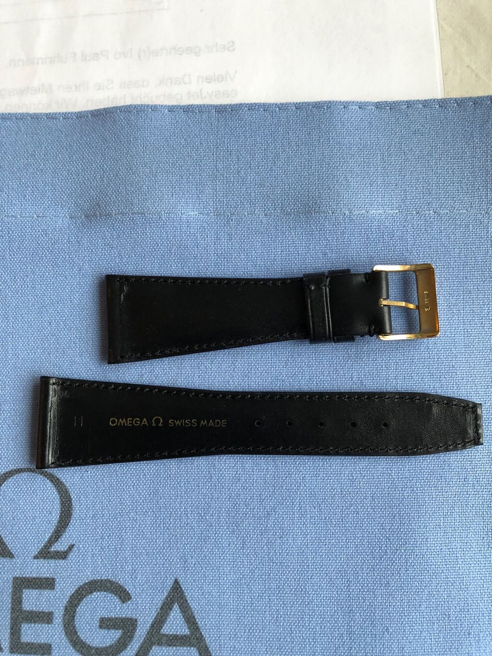 Omega Uhren: Omega Uhrenarmband 24mm. Original – Neu (gemäss Beschreibung) aus Biel/Bienne von winnertaco 2