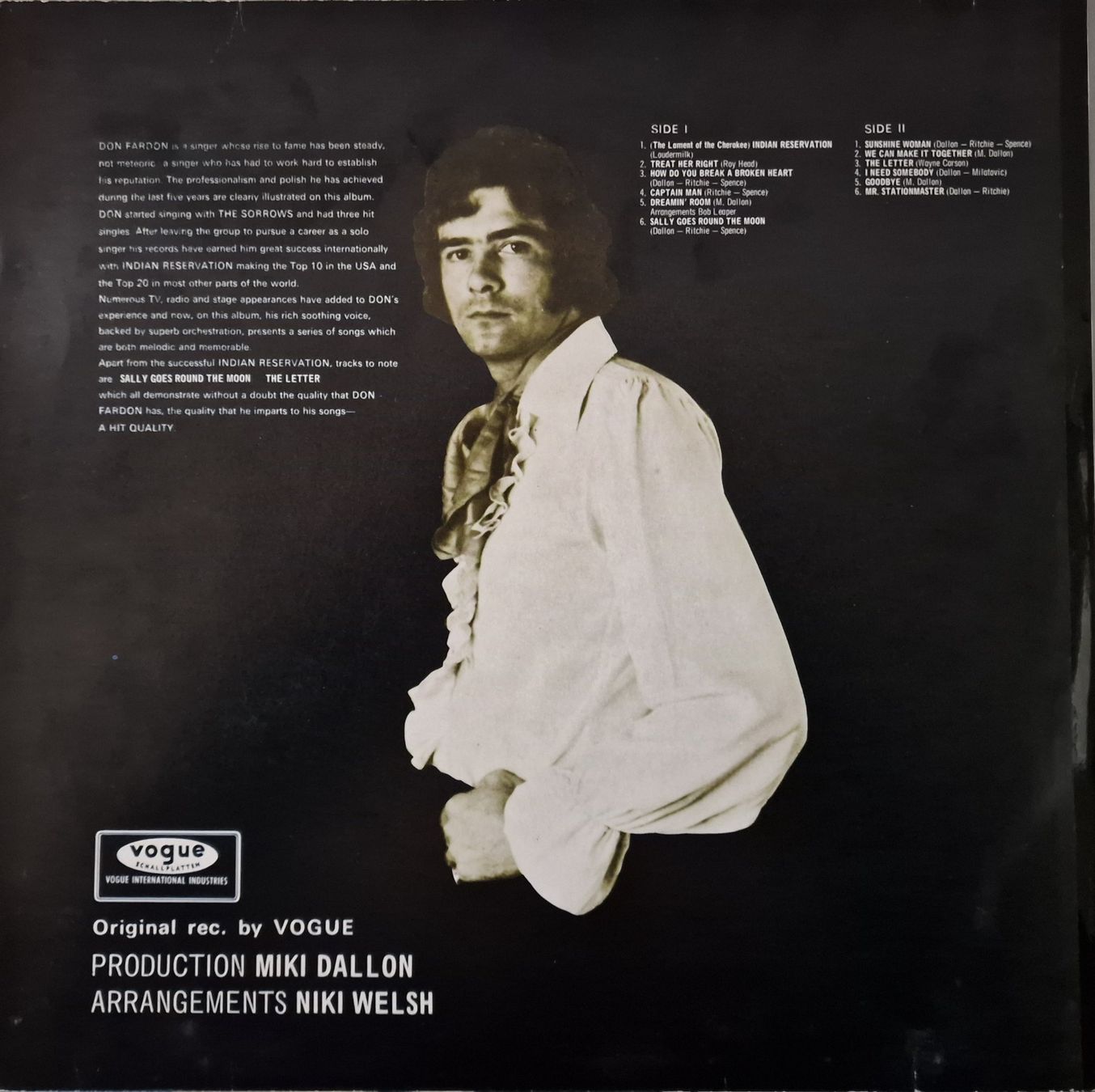 Dischi in vinile: Don Fardon LP – Released – Usato da Root venduto da atelier22 1