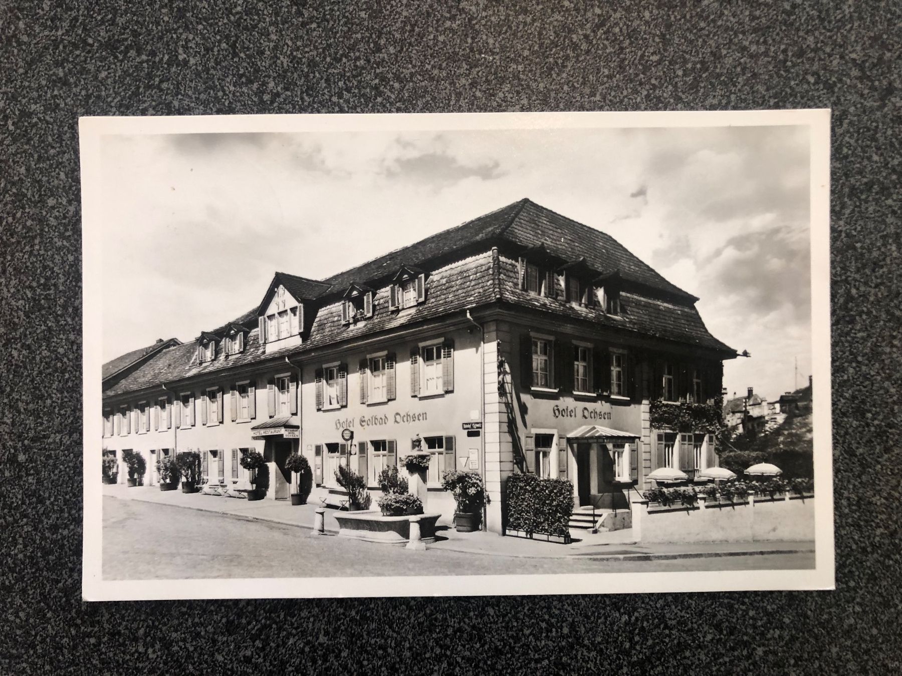 Ansichtskarten: 5 alte Ansichtskarten RHEINFELDEN mit Hotel OCHSEN – Gebraucht aus Lufingen von TopAnsichtskarten