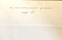 Soraya Richter Autogramm signiert Karte 15x21cm