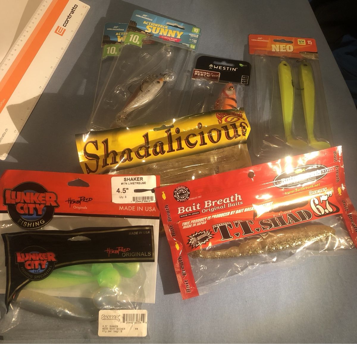 Köder: Gummifisch Mix Set - versch. Grössen, Angelköder – Neu (gemäss Beschreibung) aus Schwyz von nev_7vzm 1