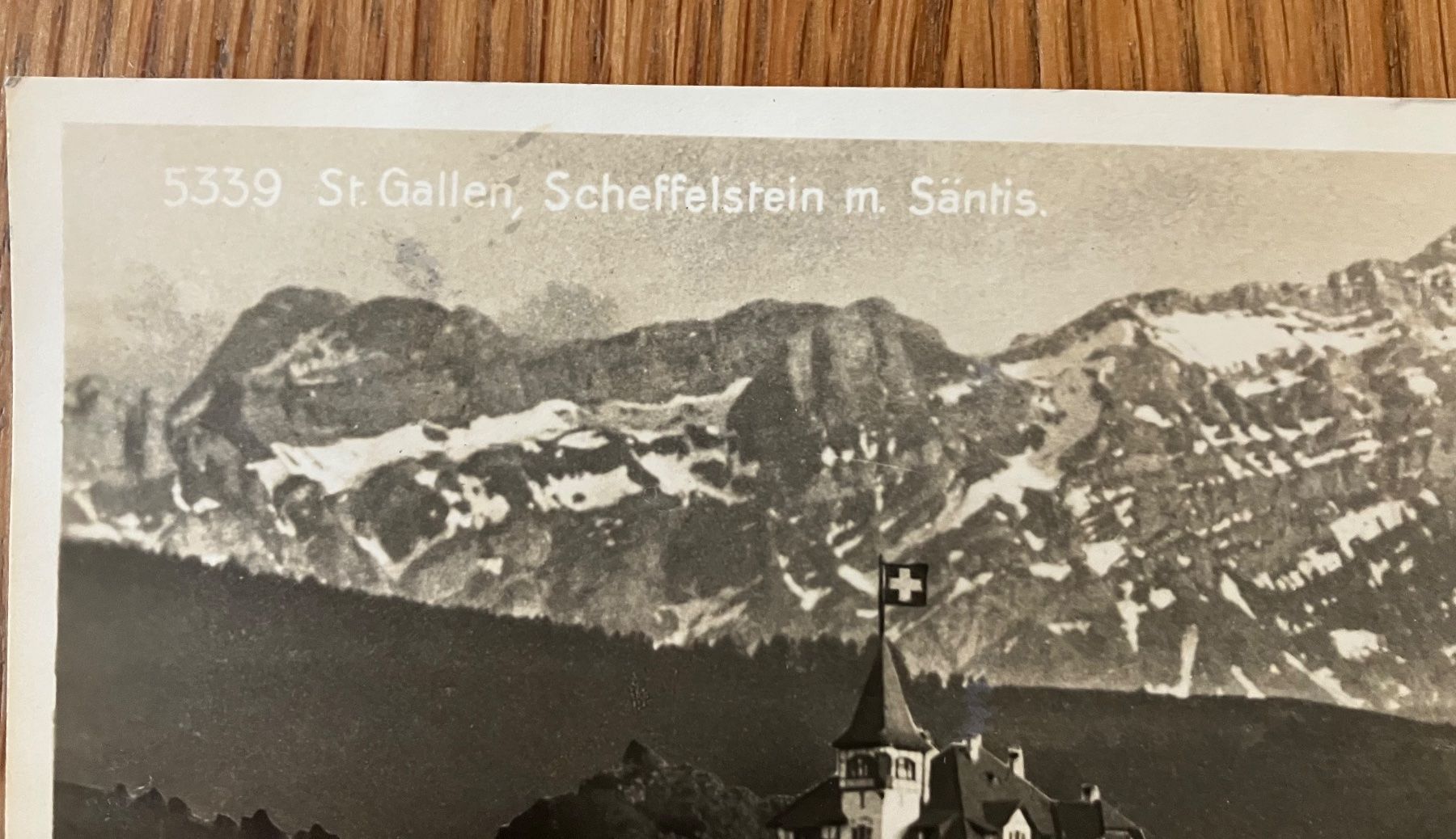 Cartoline postali: Antike Ansichtskarte St. Gallen Säntis – Usato da Waldstatt venduto da breitaxt 1