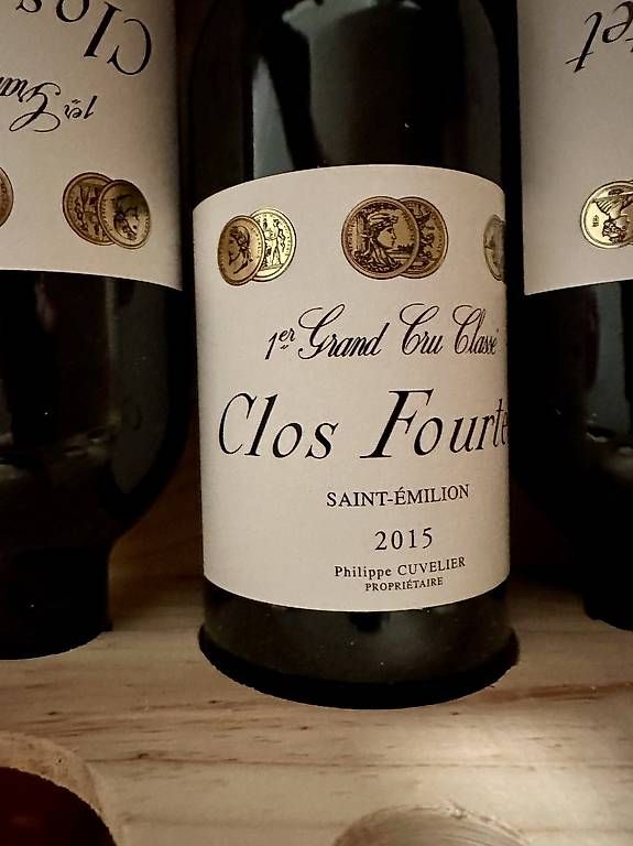 Vino: Ab 1.-: 3x Clos Fourtet 2015 – Nuovo e nell'imballaggio originale da Luzern venduto da Stefr
