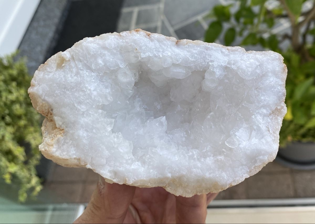 Mineralien & Heilsteine: Schöne Quarz Geode  – Gebraucht aus Selzach von 321compac