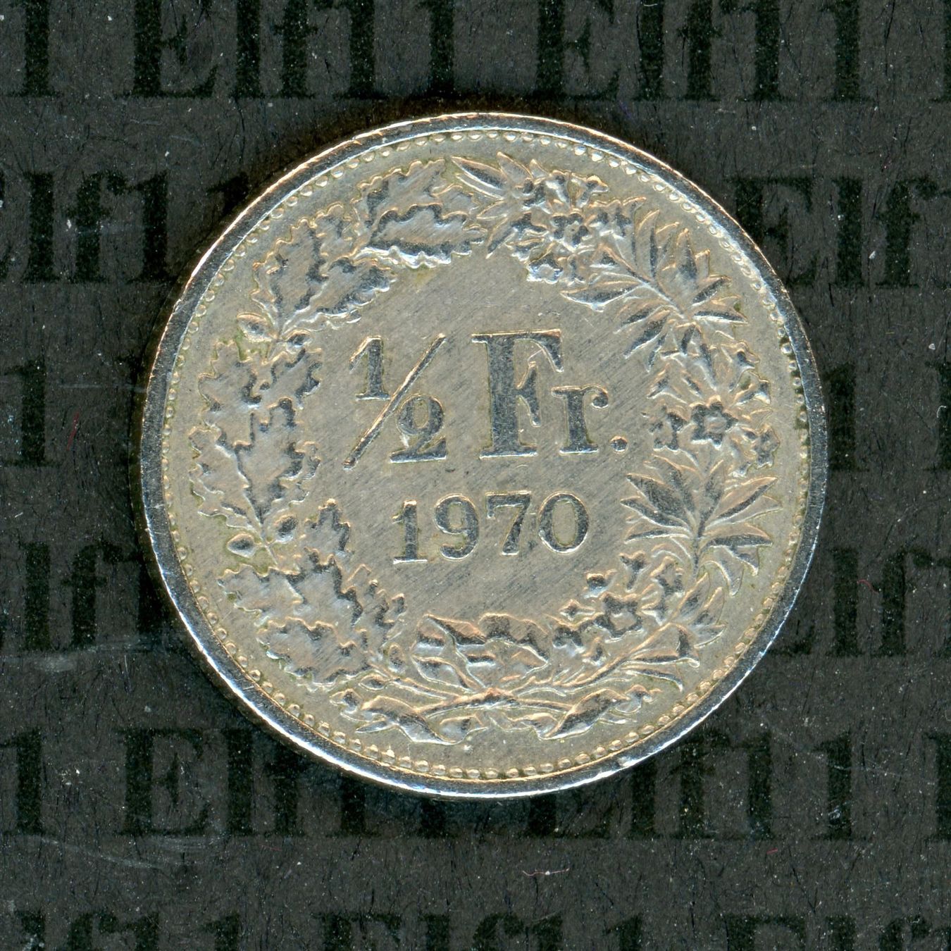 Tutti le monete: CHF___0.50 1970 -vz 50 Rappen – Usato da Widnau venduto da Elf11
