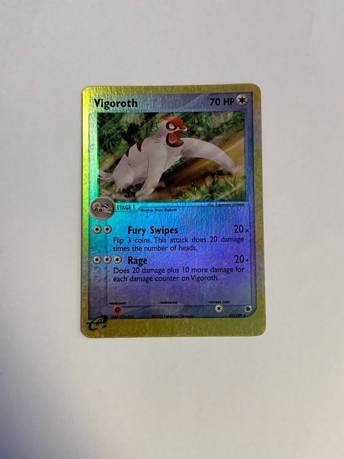 Bandai Carte collezionabili: Pokemon Vigoroth - 47/109 EN – Usato da schaan venduto da Schokoloco