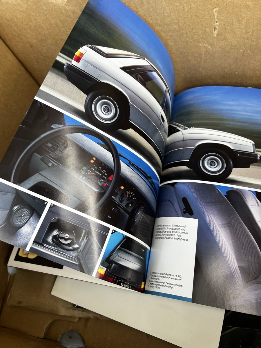 Renault Documenti: Alter Renault 11 Turbo Prospekt Deutsch – Usato da Wettingen venduto da NickInc 6