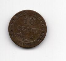 (659) Frankreich, 10 Cents 1810, ss+