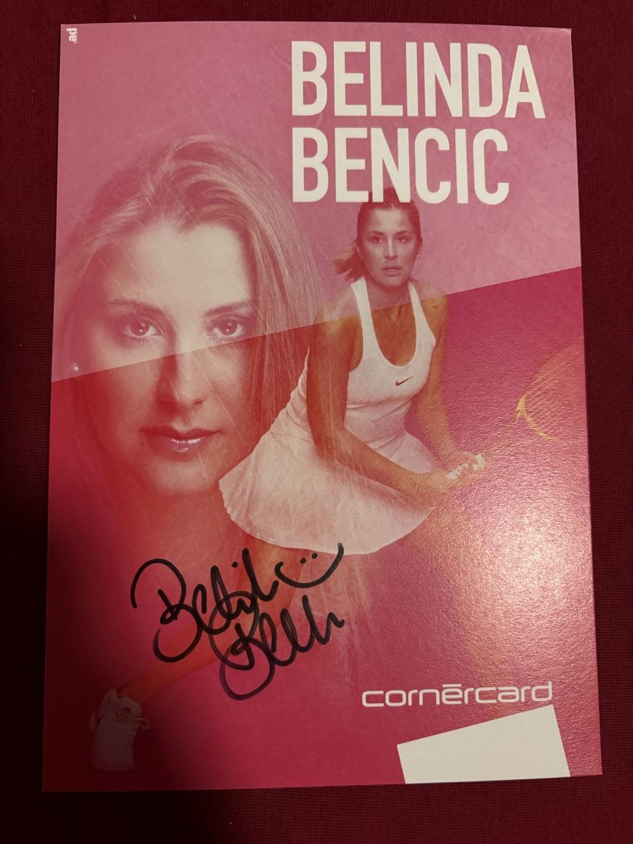 Autografi: Belinda Bencic - Original Autogramm – Usato da niederbipp venduto da LaHabana1