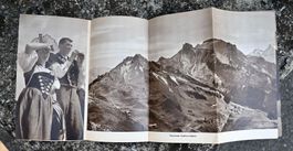 30er Jahre Faltprospekt Schynige Platte Bahn Interlaken