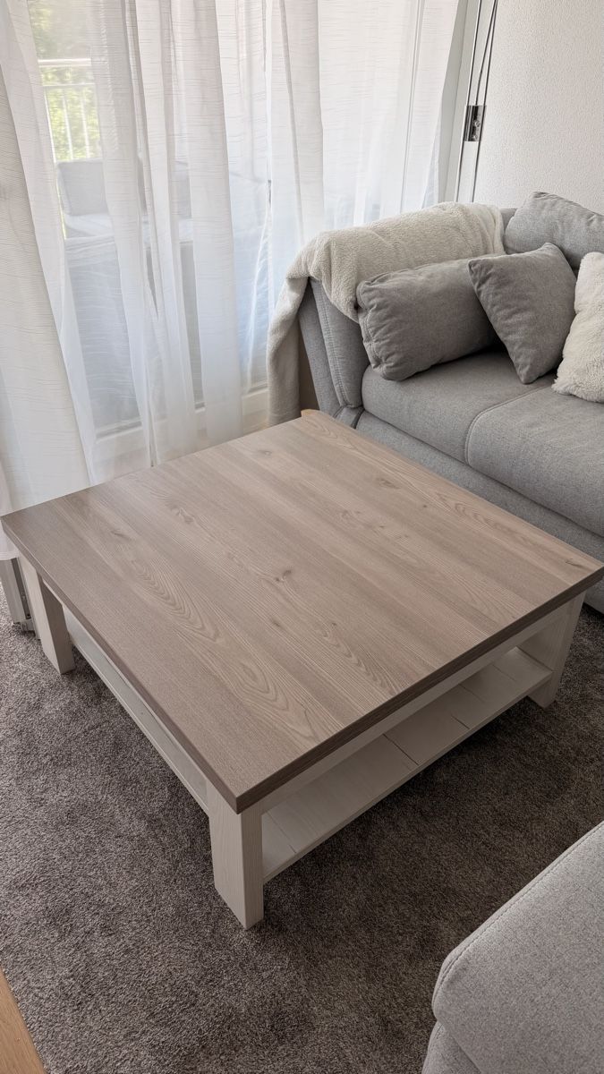 Tische: Couchtisch Holz 90×90 cm – Neu (gemäss Beschreibung) aus Rupperswil von pol_kl8k 2