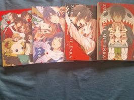 Manga ZUR HOLLE MIT ENRA 1-4 gute gebrauchte Zustand