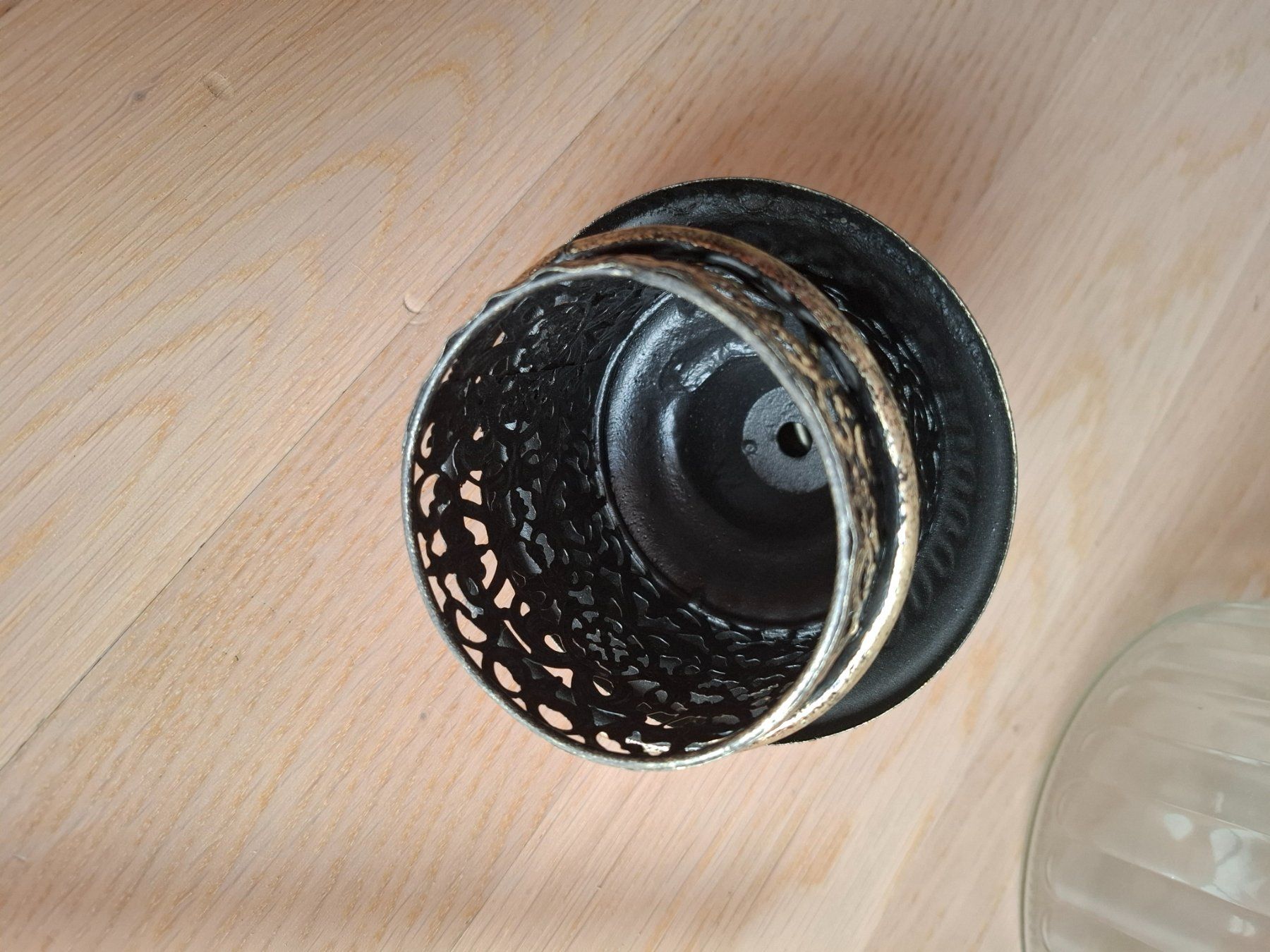 Tutte le decorazioni: Glasvorratsbehälter mit orientalischem Deckel / Windlicht – Usato da Affoltern am Albis venduto da Sabinezc 2