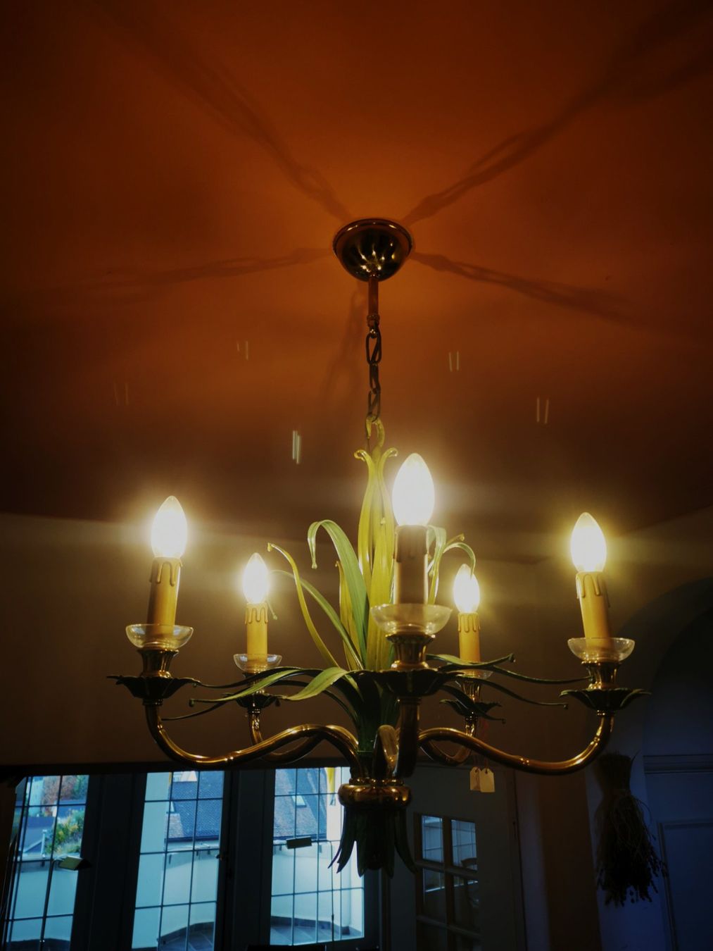 Lampadari & plafoniere: 5-armige florale Deckenlampe Lüster – Usato da Dübendorf venduto da aschiduebendorf 9